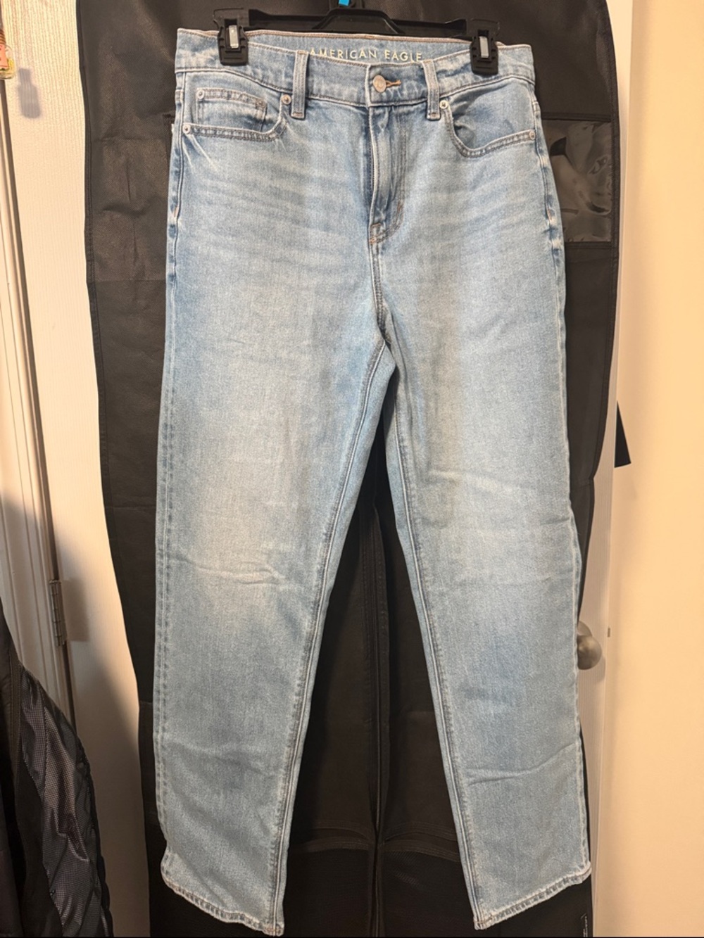 American Eagle Outfitters Light Blue Straight Leg Jeans